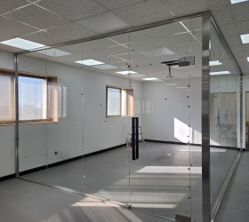 GS칼텍스 윤활유공장 직원휴게실 유리칸막이